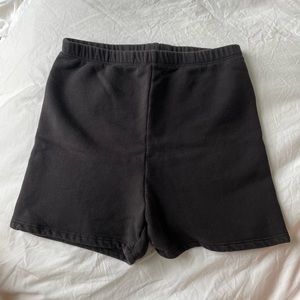 Joah Brown Fitted Sweat Shorts